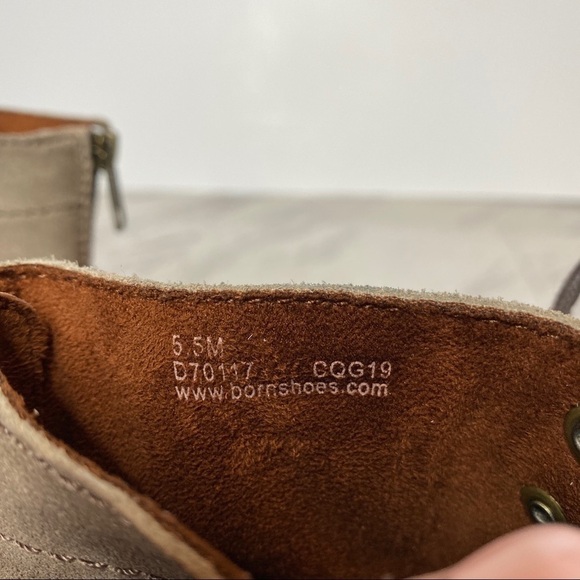 New! Born Kelisa Gray Lace Up Boot 5.5 - Picture 8 of 13